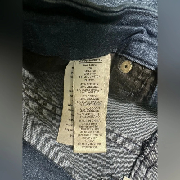 Good American Womens Good Legs Skinny Jean High Rise Stretch Size 2/26 - Picture 9 of 11